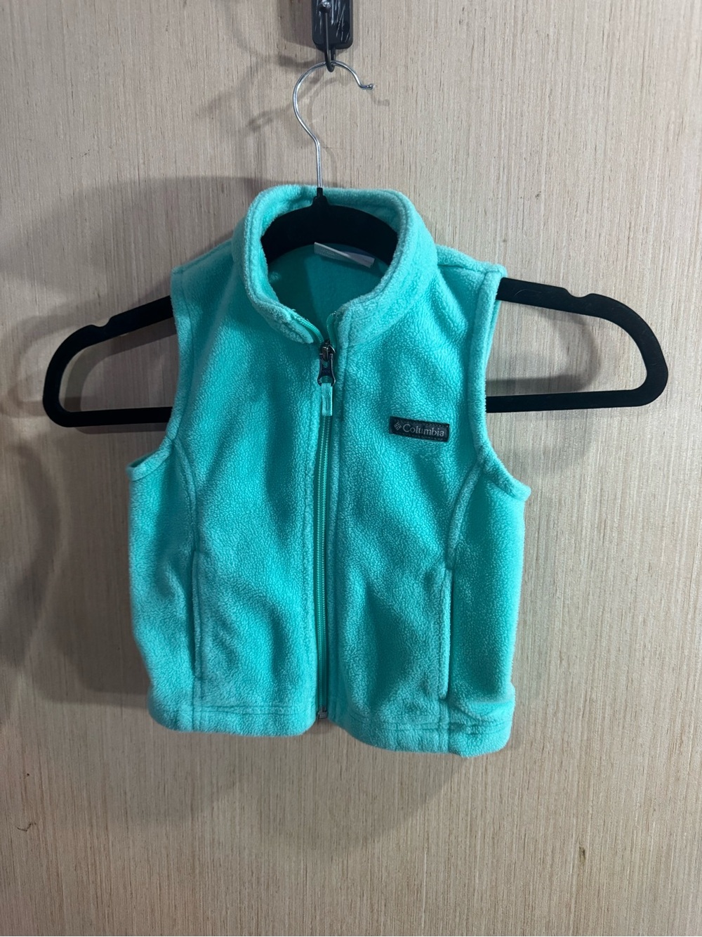 Girls Columbia Kids' Fleece Vest - Aqua Blue Size 2T